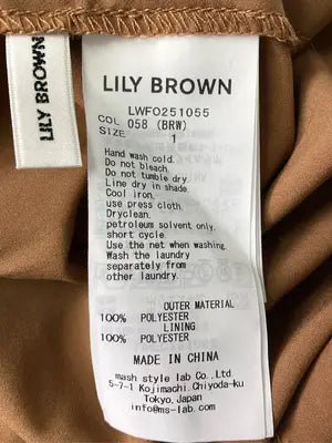 Lily brown/リリーブラウン/ワンピース/ワンピース/ドレス/ブラウン/1
