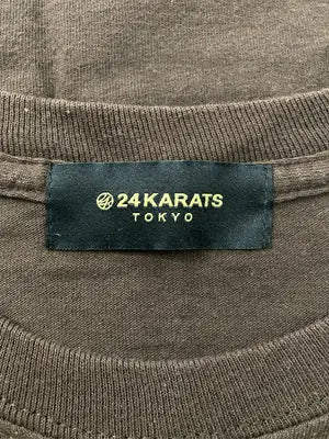 24KARATS/トゥエンティーフォーカラッツ/Tシャツ/カットソー/トップス/ブラウン/L