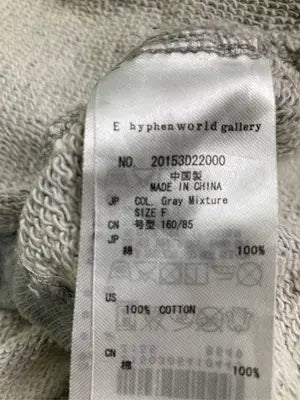 E hyphen world gallery/イーハイフンワールドギャラリー/パーカー/トップス/グレー/F