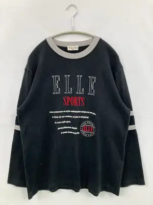 ELLE SPORT/Tシャツ/カットソー/トップス/ブラック/38