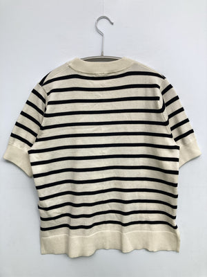 ニット/セーター/トップス/ホワイト/M