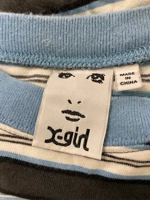 X-GIRL/エックスガール/Tシャツ/カットソー/トップス/ブラック/M