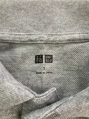 UNIQLO/ユニクロ/ポロシャツ/トップス/グレー/S