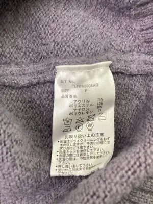 LOWRYS FARM/ローリーズファーム/ニット/セーター/トップス/パープル/F
