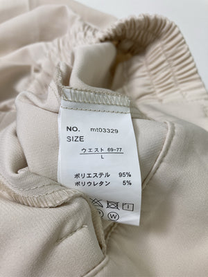 スラックス/パンツ/アイボリー/L