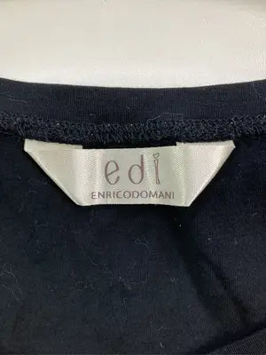 ENRICODOMANI/Tシャツ/カットソー/トップス/ブラック