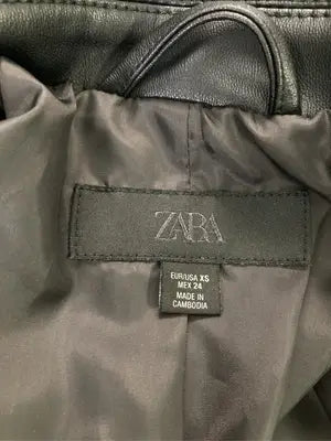 ZARA/ザラ/レザージャケット/ジャケット/アウター/ブラック/XS