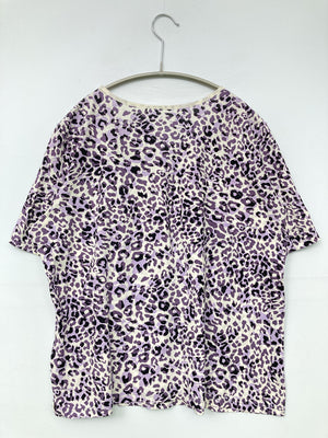 Tシャツ/カットソー/トップス/パープル/F