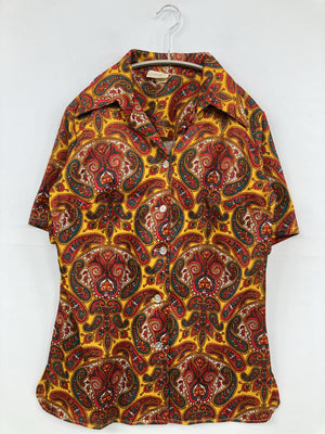 シャツ/ブラウス/トップス/オレンジ