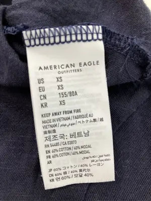 AMERICAN EAGLE/アメリカンイーグル/Tシャツ/カットソー/トップス/ネイビー/XS