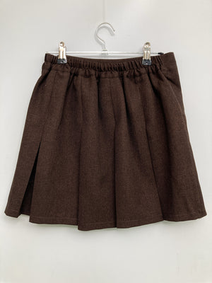 FLC/ショート/ミニスカート/スカート/ブラウン/M