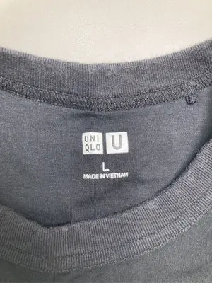 UNIQLO/ユニクロ/Tシャツ/カットソー/トップス/ブラック/L