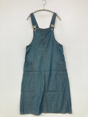 ジャンパースカート/ワンピース/ドレス/ブルー/M