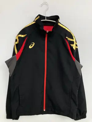 asics/アシックス/ジャージ/トラックジャケット/トップス/ブラック/S JASPO