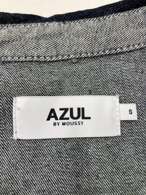 AZUL by MOUSSY/アズールバイマウジー/シャツワンピース/ワンピース/ドレス/ネイビー/S