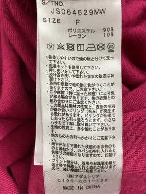 JEANASIS/ジーナシス/ポロシャツ/トップス/レッド/F