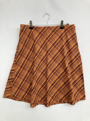 RELAXED/リラックスド/ショート/ミニスカート/スカート/ブラウン/6