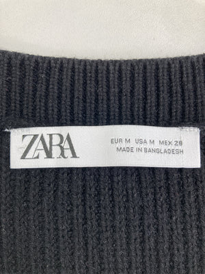 ZARA/ザラ/ベスト/トップス/ブラック/M