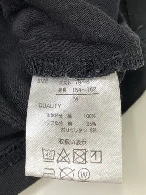 VEHEMENT../Tシャツ/カットソー/トップス/ブラック/M