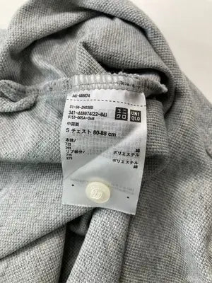 UNIQLO/ユニクロ/ポロシャツ/トップス/グレー/S