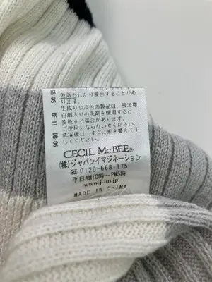 CECIL McBEE/セシルマクビー/ニット/セーター/トップス/アイボリー/M