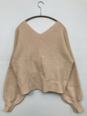 Cheri mi/シェリーミー/ニット/セーター/トップス/ベージュ/F