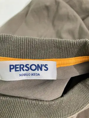 PERSON'S/パーソンズ/Tシャツ/カットソー/トップス/カーキ/S