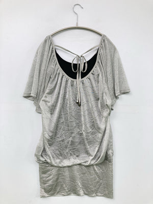 Flower Circle/フラワーサークル/シャツ/ブラウス/トップス/グレー/M