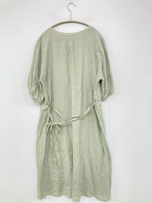 Amista/アミスタ/シャツワンピース/ワンピース/ドレス/ライトグリーン/M  バスト79～87　　身長154～162