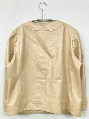 Aquascutum/アクアスキュータム/ノーカラージャケット/ジャケット/アウター/アイボリー