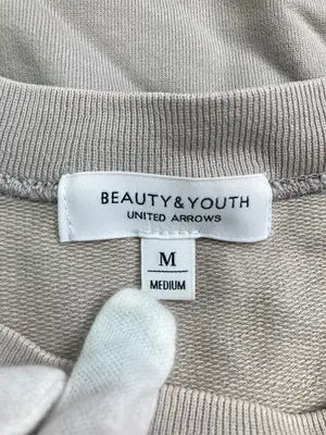 BEAUTY&YOUTH/ビューティーアンドユース/Tシャツ/カットソー/トップス/ベージュ/M