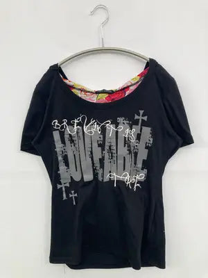 LAZY DAISY/レイジーデイジー/Tシャツ/カットソー/トップス/ブラック/M