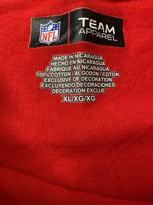 NFL/エヌエフエル/Tシャツ/カットソー/トップス/レッド/XL