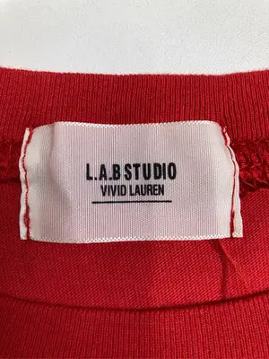 L.A.B STUDIO/ラボスタジオ/Tシャツ/カットソー/トップス/レッド
