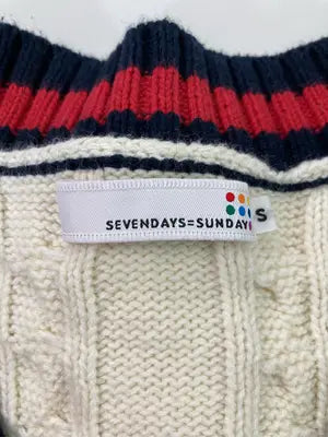 SEVENDAYS=SUNDAY/セブンデイズサンデイ/ベスト/トップス/アイボリー/S