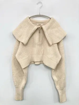 SNIDEL/スナイデル/ニット/セーター/トップス/アイボリー/ONE SIZE