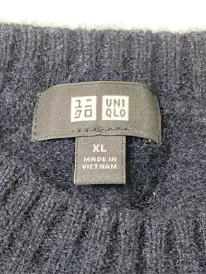 UNIQLO/ユニクロ/ニット/セーター/トップス/ネイビー/XL