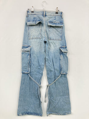 ZARA/ザラ/デニムパンツ/パンツ/スカイブルー/EUR32