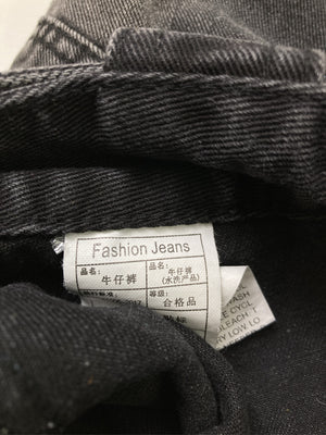 Fashion jeans/ファッションジーンズ/デニムスカート/スカート/ブラック/S