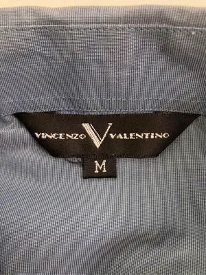 VINCENZO VALENTINO/シャツ/ブラウス/トップス/ブルー/M