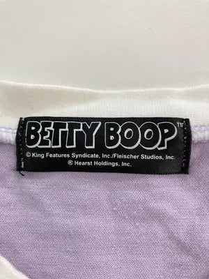 Betty・Boop/ベティブープ/Tシャツ/カットソー/トップス/パープル/L