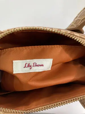 Lily brown/リリーブラウン/ハンドバッグ/バッグ/ベージュ/ONE SIZE