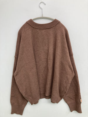 JaVa/ジャバ/ニット/セーター/トップス/ブラウン/L