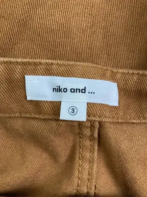 niko and .../ニコアンド/サロペット/オーバーオール/オールインワン・サロペット/ブラウン/3