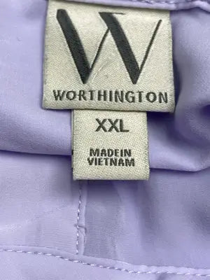 WORTHINGTON/ワーシングトン/シャツ/ブラウス/トップス/パープル/XXL