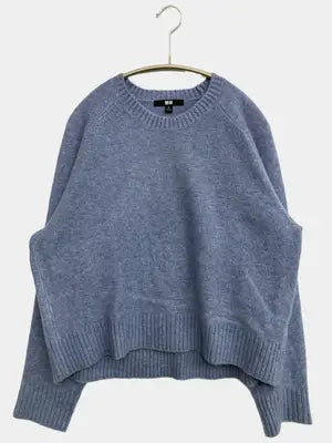 UNIQLO/ユニクロ/ニット/セーター/トップス/ブルー/M