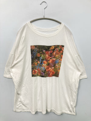 ALL DAY BBOO/オールデイプー/Tシャツ/カットソー/トップス/ホワイト