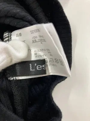 L’espoir/レスポワール/Tシャツ/カットソー/トップス/ブラック/M