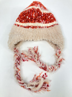 ニットキャップ/ビーニー/帽子/レッド