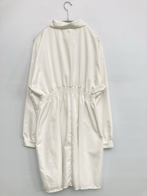 17kg/イチナナキログラム/シャツワンピース/ワンピース/ドレス/ホワイト/L